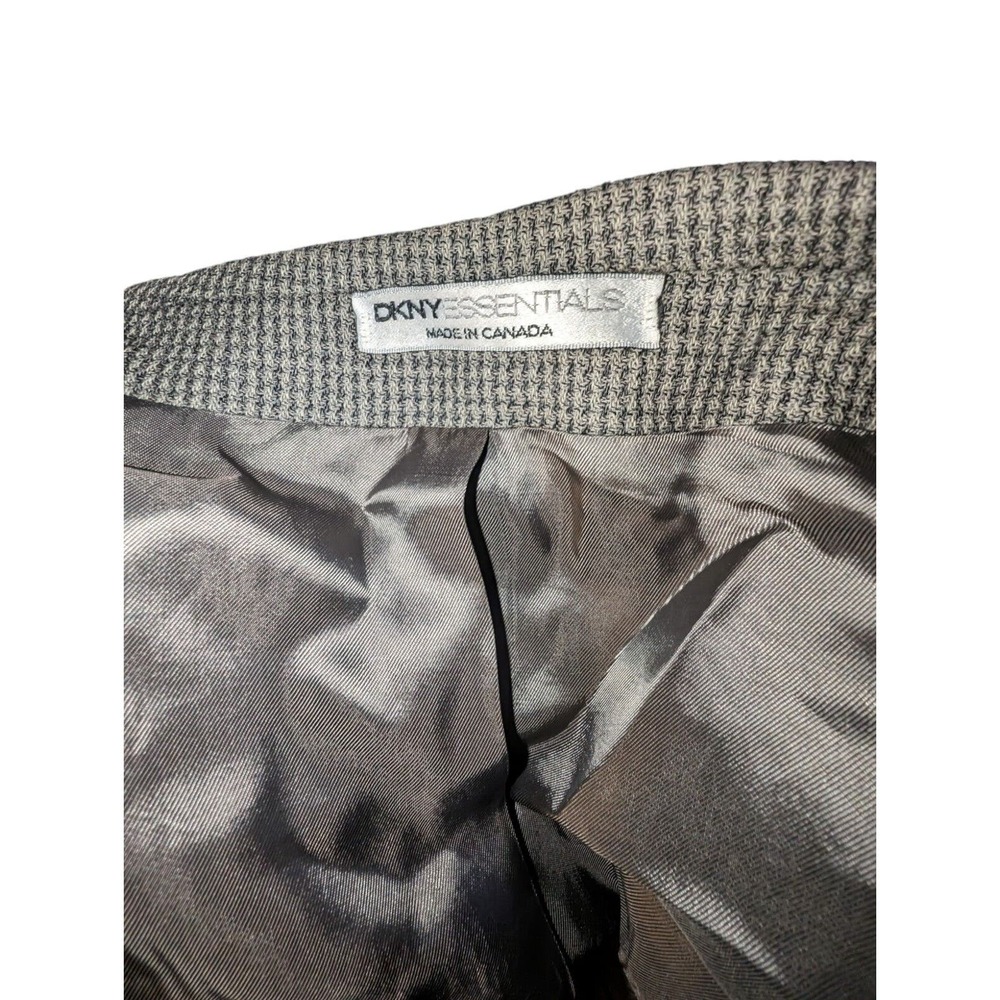 DKNY Sport Coat Mens Size L Wool Beige Houndstooth 3 Btn Single Vented Blazer - Picture 2 of 8